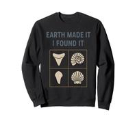 Fossil Finds Collection Ammonite Dent de Requin Cadeau Préhistoire Sweatshirt