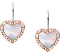 Fossil FOSSIL Vintage Glitz, boucles d'oreilles aux reflets opalescents, avec cristaux