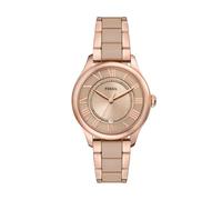 Fossil Gilmore Montre Femme, Mouvement Quartz Trois Aiguilles Date avec Bracelet en Acier Inoxydable ou Cuir, Or Rose Brillant, 38 mm