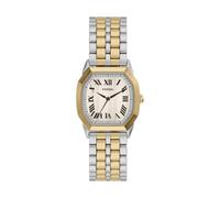 Fossil Harlow Montre à trois aiguilles bicolore en acier inoxydable pour homme