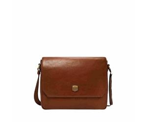 Fossil Hayes, Sac à bandoulière Homme, Brun Terre de Sienne, Small
