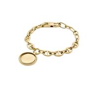 Fossil Heritage Bracelet en acier inoxydable pour femme avec mousqueton ou fermoir à bascule, 8.8Lx8.8Wx4.5Hcm, Acier inoxydable, Pas de gemme