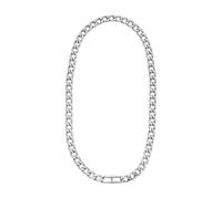 Fossil Heritage JF04769040 - Collier en acier inoxydable argenté pour homme, longueur : 508 mm + 5 mm, largeur : 27,4 mm, acier inoxydable, ce n'est pas une pierre précieuse, Length: 508mm+5.0mm,