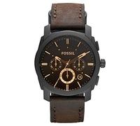 Fossil Homme Chronographe Quartz Montre avec Bracelet en Cuir FS4656IE