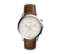 Fossil Homme Chronographe Quartz Montre avec Bracelet en Cuir FS5380