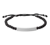Fossil Hommes Bracelet Acier inoxydable Vintage noir Casual Perles JF03247040