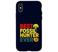Fossil Hunter Paléontologie Géologie Rockhound Retro Science Coque pour iPhone X/XS