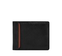 Fossil Huntington, Portefeuille bi-Pliable pour Homme, Noir, s