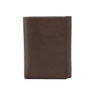 Fossil Ingram Portefeuille Double Pliable pour Homme, Marron, Marron, s