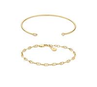 Fossil JA7292SET Bracelet en argent sterling doré pour femme
