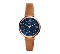 Fossil Jacqueline Montre pour femmes, mouvement à quartz avec bracelet en acier inoxydable et cuir