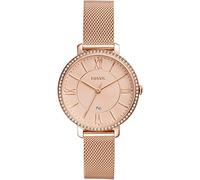 Fossil Jacqueline Montre pour femmes, mouvement à quartz avec bracelet en acier inoxydable et cuir
