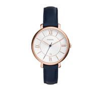 Fossil Jacqueline Montre pour femmes, mouvement à quartz avec bracelet en acier inoxydable et cuir