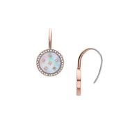Fossil Boucles d'oreilles Merrit bleu clair / or rose / argent Taille unique