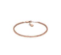 Fossil Ellis JA7294791 Bracelet en laiton doré rose pour femme
