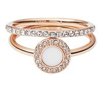 Fossil Jewelry CLASSICS JF02666791 Bague pour femme, Taille de la bague:51 / 5.75 / XS / 16mm