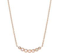 Fossil JF03092791 Collier Femme Acier inoxydable Rose Blanc 45,5 cm