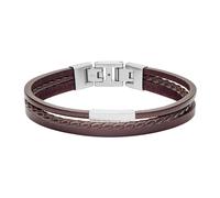 Fossil JF03323040 Bracelets Cuir JF03323040 - Homme - Acier inoxydable