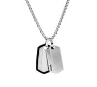 Fossil JF03996040 Collier homme en acier inoxydable argent 66 cm