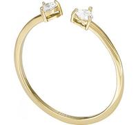 Fossil JF04359710505 Bague femme en acier inoxydable or blanc 53 (16.9)