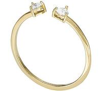 Fossil JF04359710510 Bague femme en acier inoxydable or blanc 60 (19.1)