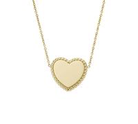Fossil JF04360710 Collier avec pendentif femme Drew cœur en acier inoxydable doré
