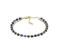 Fossil JF04540710 Bracelet femme en acier inoxydable or bleu 19 cm