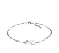 Fossil JFS00393 Bracelet femme infini infinity argent blanc 18,5 cm