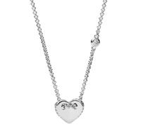 Fossil JFS00425040 Chaîne avec pendentif Folded Heart argent sterling