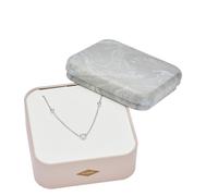 Fossil JFS00453040 Chaîne Femme Argent Sterling 925 Argent Blanc 45 cm