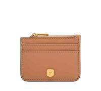 Fossil Lennox, Accessoire de Voyage-Pochette de Carte pour Voyageur Femmes, Marron/Beige, 10.16 cm L x 0.38 cm W x 7.62 cm H