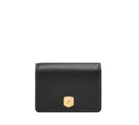 Fossil Lennox, Portefeuille bi-Pliable pour Femme, Noir, s