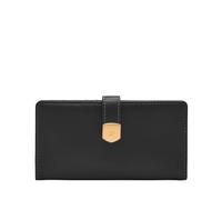 Fossil Lennox Tab Bifold Wallet, Portefeuille Femme, Noir