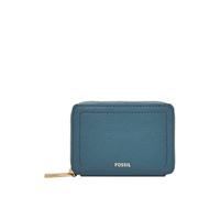 Fossil Logan Accessory-Travelers Porte-Cartes pour Femme Taille S, Bleu, Small
