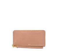 Fossil Logan Leather or Polyurethane Zip Clutch Wallet for Women
