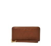 Fossil Logan Leather or Polyurethane Zip Clutch Wallet for Women