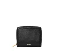 Fossil Logan Portefeuille Multifonction en Cuir pour Femme, Noir, Taille Unique