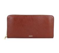 Fossil Logan Porte-monnaie Protection RFID Cuir véritable 19 cm brun