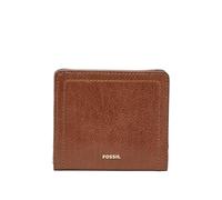 Fossil Logan Portefeuille à Deux Volets en Cuir avec Blocage RFID pour Femme, Marron, Taille Unique