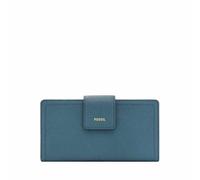 Fossil Logan Sac à main en cuir ou nylon pour femme, Bleu baies, 17.15 cm L x 1.91 cm W x 8.89 cm H