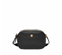 Fossil Logan Sac à main en cuir ou nylon pour femme, Charbon de bois noir, 22.86L cm x7.62Wcm x15.24 H cm