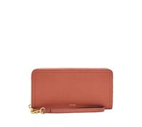 FOSSIL Logan Sac à main en cuir ou nylon pour femme, rose corail, 19.68 cm L x 1.91 cm W x 10.16 cm H