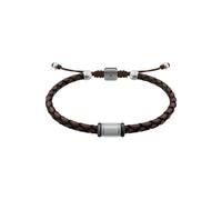 Fossil Machine Bracelet en cuir marron pour homme, JF05009998