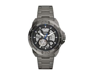 Fossil Montre 0’s Bronson de Automatique en Acier Inoxydable, Anthracite, pour Homme, ME3218