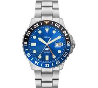 FOSSIL Montre à affichage analogique bleu roi / noir / argent / blanc, Taille One Size