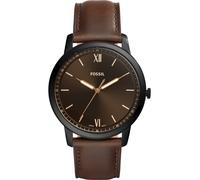 FOSSIL Montre à affichage analogique brun foncé, Taille One Size