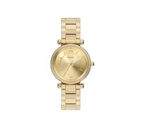 Fossil Carlie ES5465 Montre pour Femme en Acier Inoxydable doré 35 mm