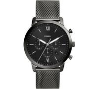 FOSSIL Montre à affichage analogique gris argenté, Taille One Size