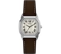 FOSSIL Montre à affichage analogique 'Harlow' marron / argent, Taille One Size
