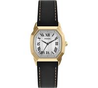 FOSSIL Montre à affichage analogique 'Harlow' or / noir / blanc, Taille One Size